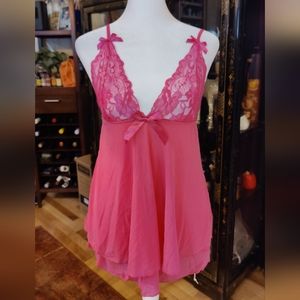Dreamgirl Babydoll Top and G String Panty Set